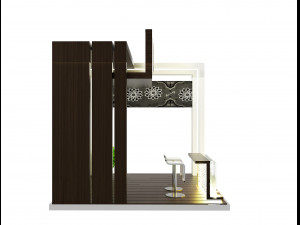 Booth Exhibition Stand a 45 3D Модель