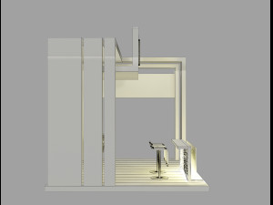 Booth Exhibition Stand a 45 3D Модель
