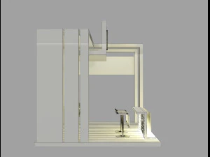 Booth Exhibition Stand a 45 3D Model