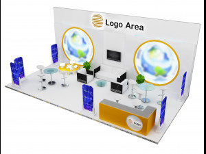 Booth Exhibition Stand a 51 Modèle 3D