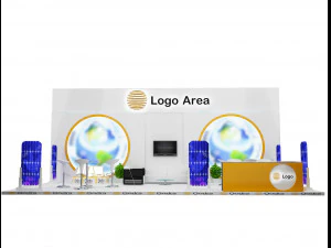 Booth Exhibition Stand a 51 3D Model