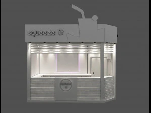 Booth Exhibition Stand a 53 3D Model
