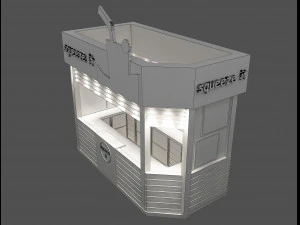 Booth Exhibition Stand a 53 3D Model
