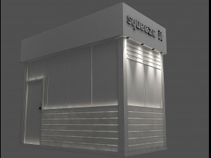 Booth Exhibition Stand a 53 3D मॉडल