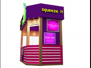 Booth Exhibition Stand a 53 3D Model