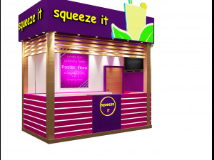Booth Exhibition Stand a 53 3D मॉडल