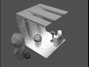 Booth Exhibition Stand a 55 Modèle 3D