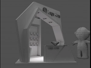 Booth Exhibition Stand a 57 3D Model