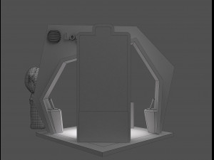 Booth Exhibition Stand a 57 3D 모델