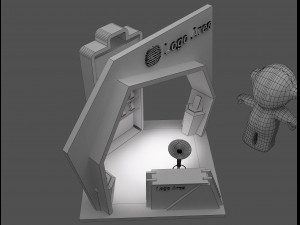 Booth Exhibition Stand a 57 3D 모델