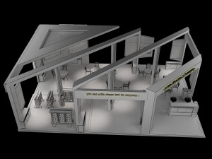 Booth Exhibition Stand a 60 Modèle 3D
