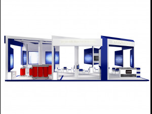 Booth Exhibition Stand a 60 Modèle 3D