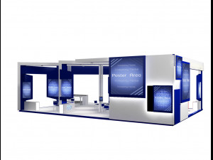 Booth Exhibition Stand a 60 Modèle 3D