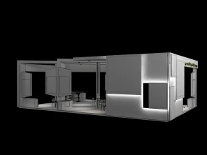 Booth Exhibition Stand a 60 3D Model