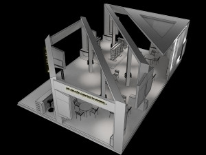 Booth Exhibition Stand a 60 Modèle 3D