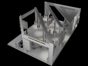 Booth Exhibition Stand a 60 3D Model