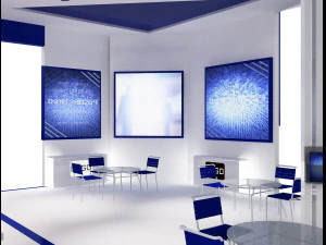 Booth Exhibition Stand a 60 3D Model