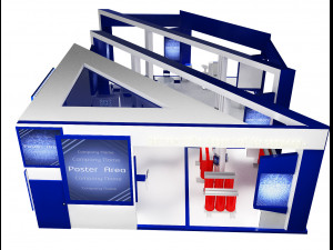 Booth Exhibition Stand a 60 Modèle 3D