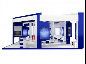 Booth Exhibition Stand a 60 Modèle 3D