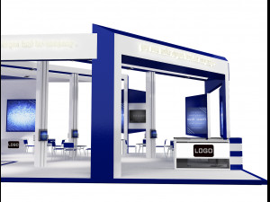 Booth Exhibition Stand a 60 Modèle 3D