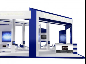 Booth Exhibition Stand a 60 3D Model