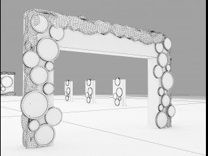 Booth Exhibition Stand a 70 Model 3D