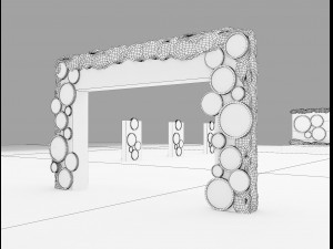 Booth Exhibition Stand a 70 Model 3D