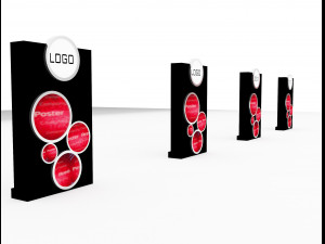Booth Exhibition Stand a 70 Model 3D