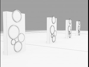 Booth Exhibition Stand a 70 Model 3D