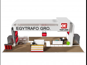 Booth Exhibition Stand a71 Modello 3D