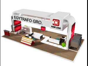 Booth Exhibition Stand a71 Modello 3D