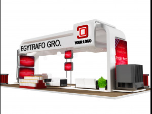 Booth Exhibition Stand a71 Modello 3D