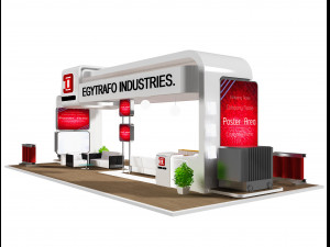 Booth Exhibition Stand a71 Modello 3D