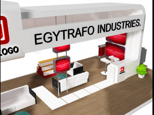 Booth Exhibition Stand a71 Modello 3D