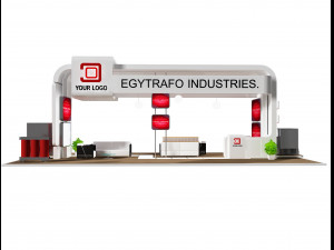 Booth Exhibition Stand a71 Modello 3D