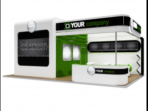 Booth Exhibition Stand a 75 Modello 3D