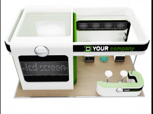 Booth Exhibition Stand a 75 3D Model