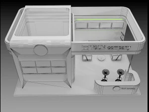 Booth Exhibition Stand a 75 3D Model
