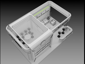 Booth Exhibition Stand a 75 Modello 3D