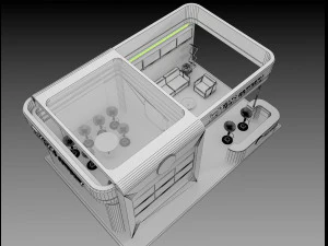 Booth Exhibition Stand a 75 3D Model