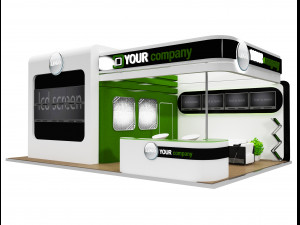 Booth Exhibition Stand a 75 Modello 3D