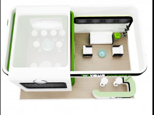 Booth Exhibition Stand a 75 3D Model