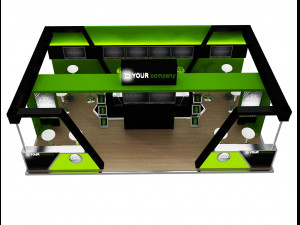 Booth Exhibition Stand a 76 3D Модель