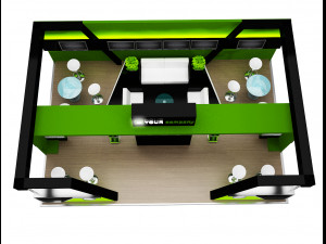 Booth Exhibition Stand a 76 3D Модель