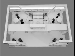 Booth Exhibition Stand a 76 3D Model
