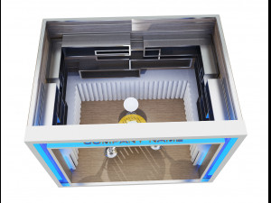 Booth Exhibition Stand a 80 Model 3D