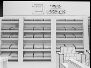 Booth Exhibition Stand a 83 3D Model
