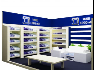 Booth Exhibition Stand a 83 3D Model