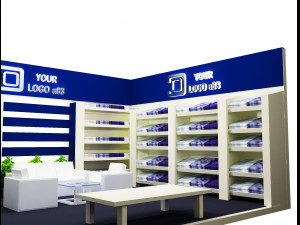 Booth Exhibition Stand a 83 3D Модель