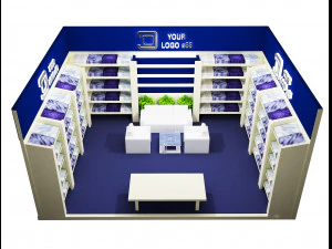 Booth Exhibition Stand a 83 3D Model